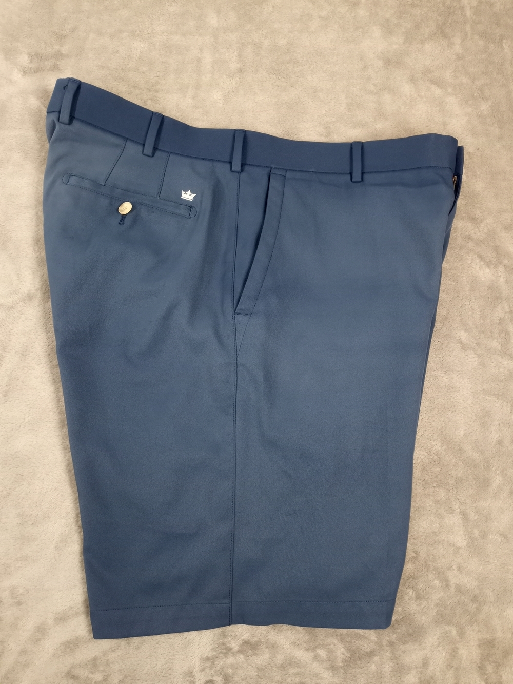 Peter Millar Men's Navy Dress Golf Shorts with Crown Logo Size 35